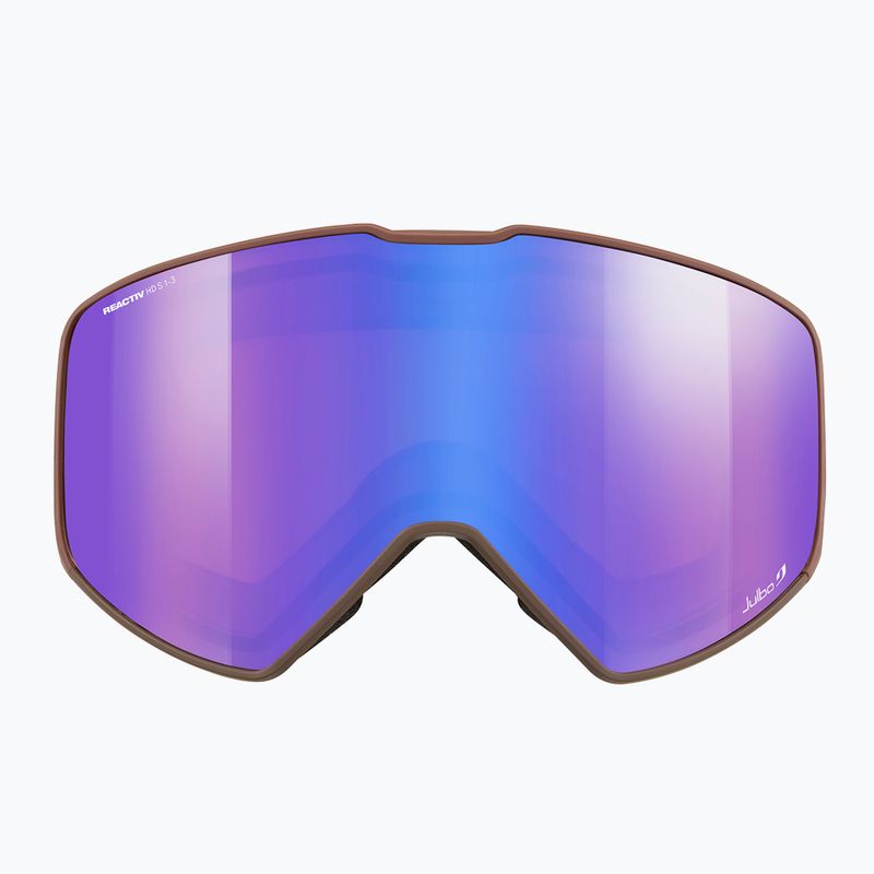 Skibrille Julbo Cyrius X Reactive Glare Control brown/flash blue 2