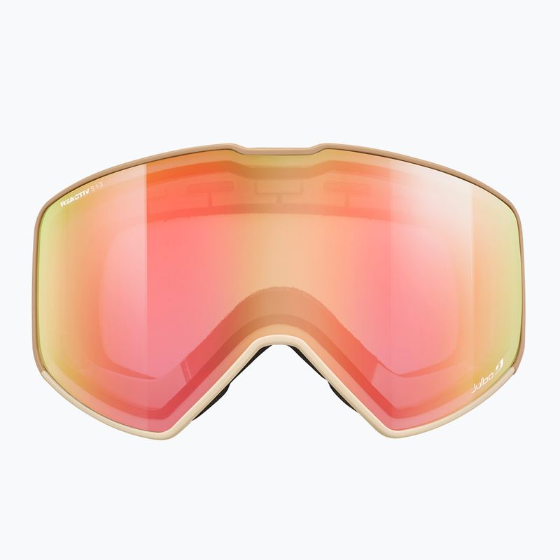 Skibrille Julbo Cyrius X Reactive High Contrast beige/flash red 3