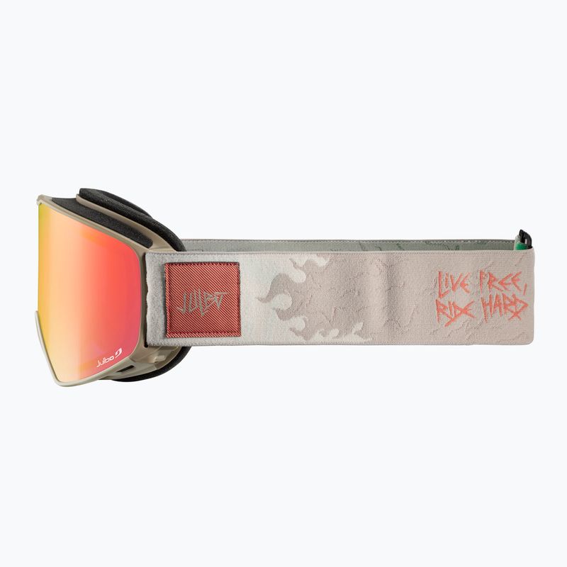 Skibrille Julbo Cyrius X Reactive High Contrast beige/flash red 4