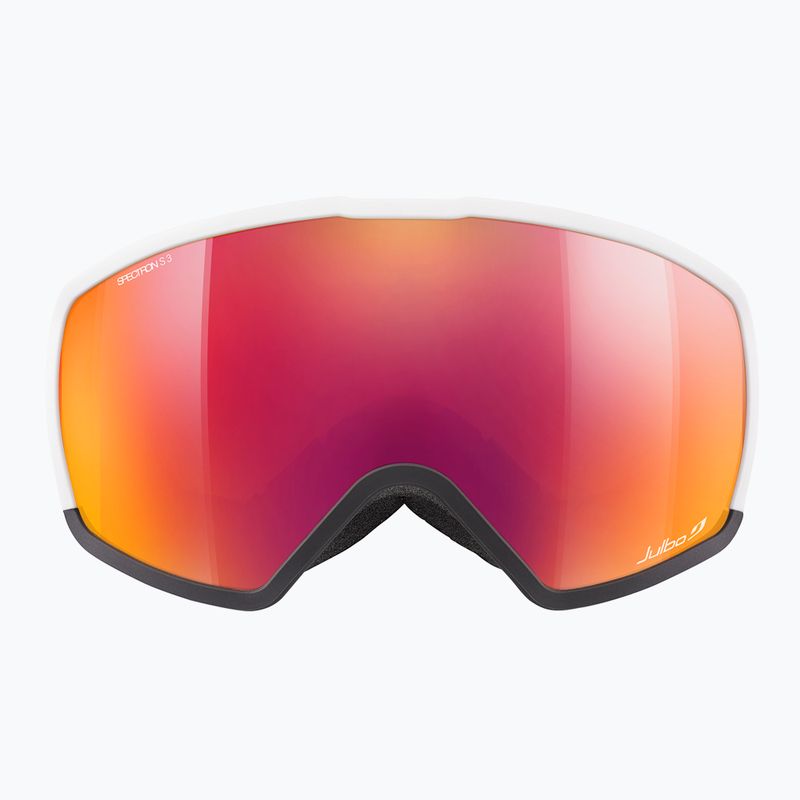 Skibrille Julbo Hit Spectron white/black/flash red 2