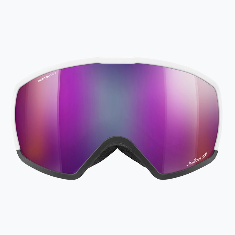 Skibrille Julbo Hit OTG Reactiv High Contrast white/black/flash purple 6