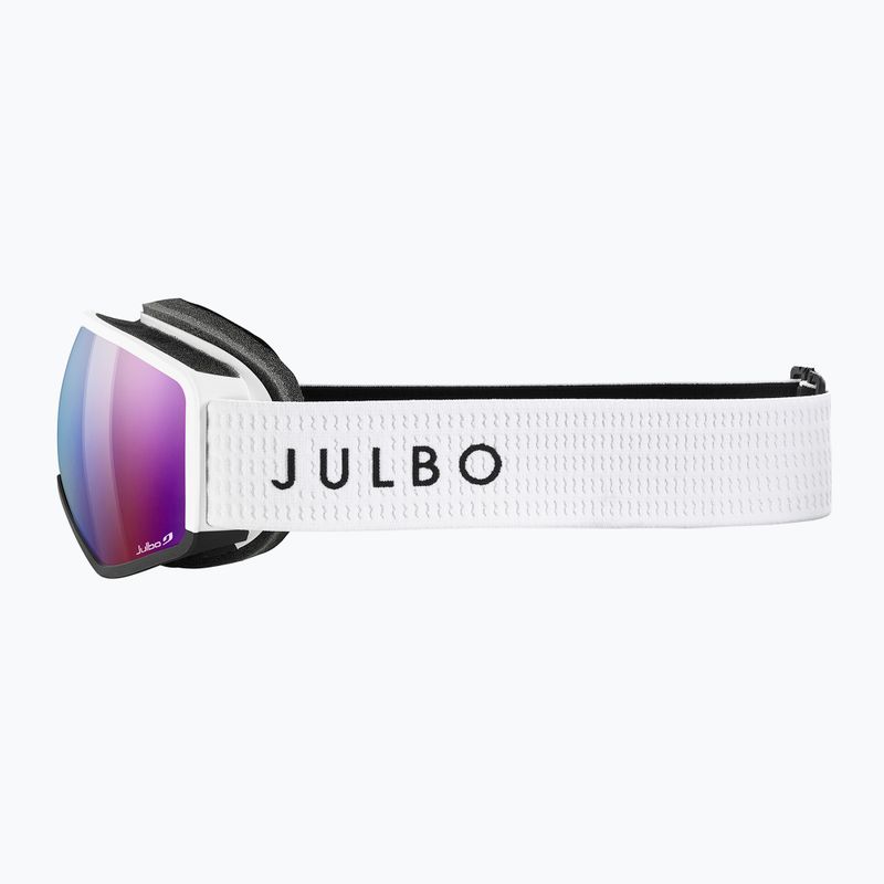 Skibrille Julbo Hit OTG Reactiv High Contrast white/black/flash purple 8