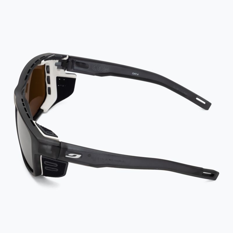 Julbo Shield M Spectron transluzente schwarz/weiße Sonnenbrille 4