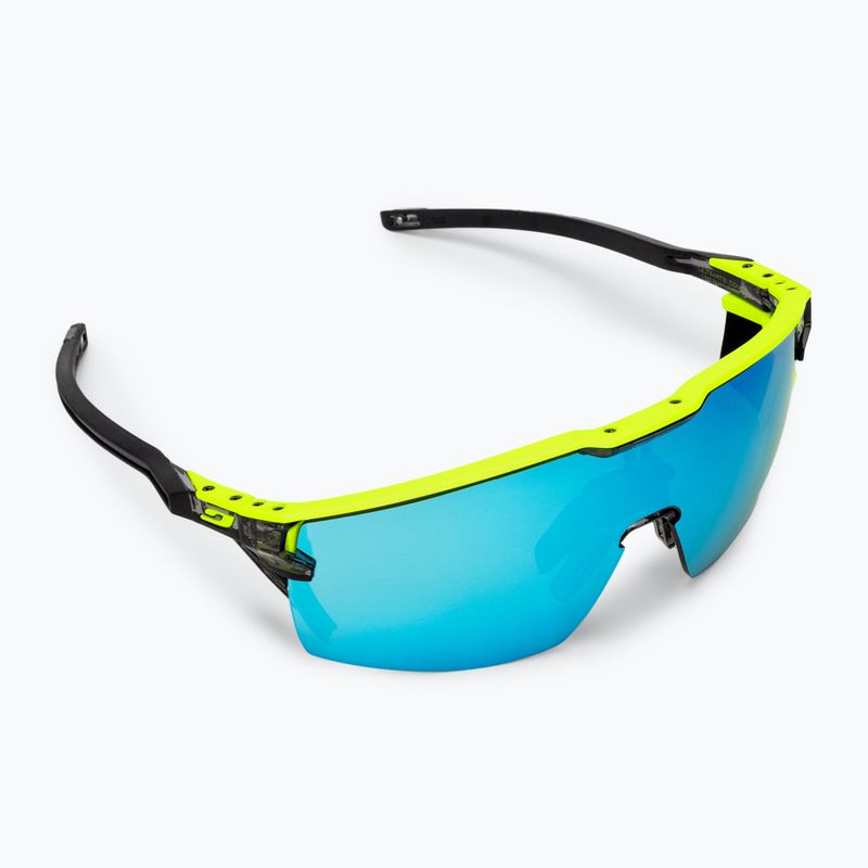 Julbo Ultimate Cover Polar 4 Hd Fahrradbrille schwarz/gelb fluo/kapsel ocean master 2