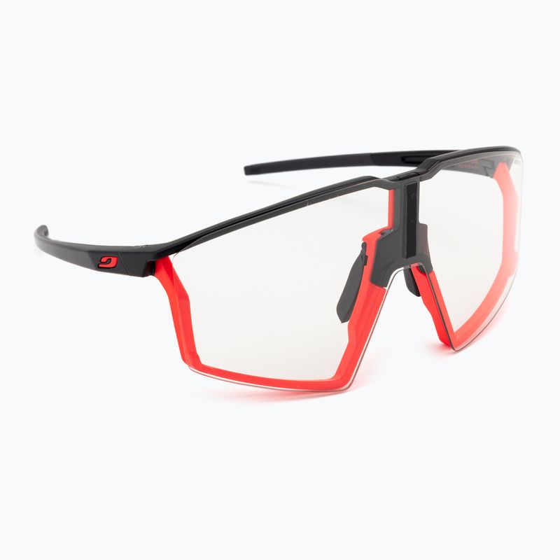 Julbo Edge Reactiv 0-3 matt schwarz/matt fluo orange/klar Sonnenbrille