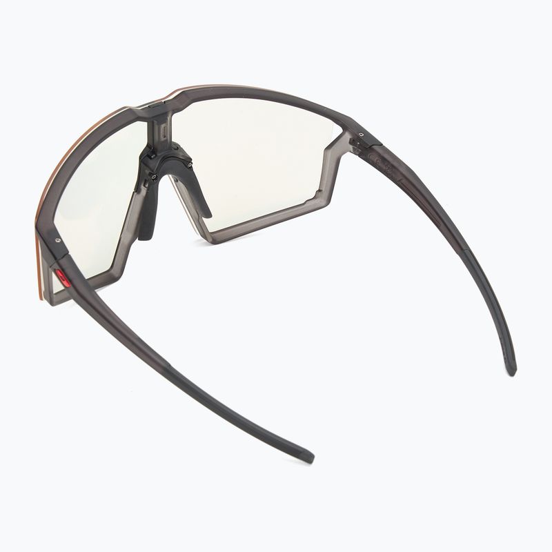 Julbo Edge Reactiv 0-3 High Contrast schwarz translu Logos orange fluo matt/klar Sonnenbrille 2