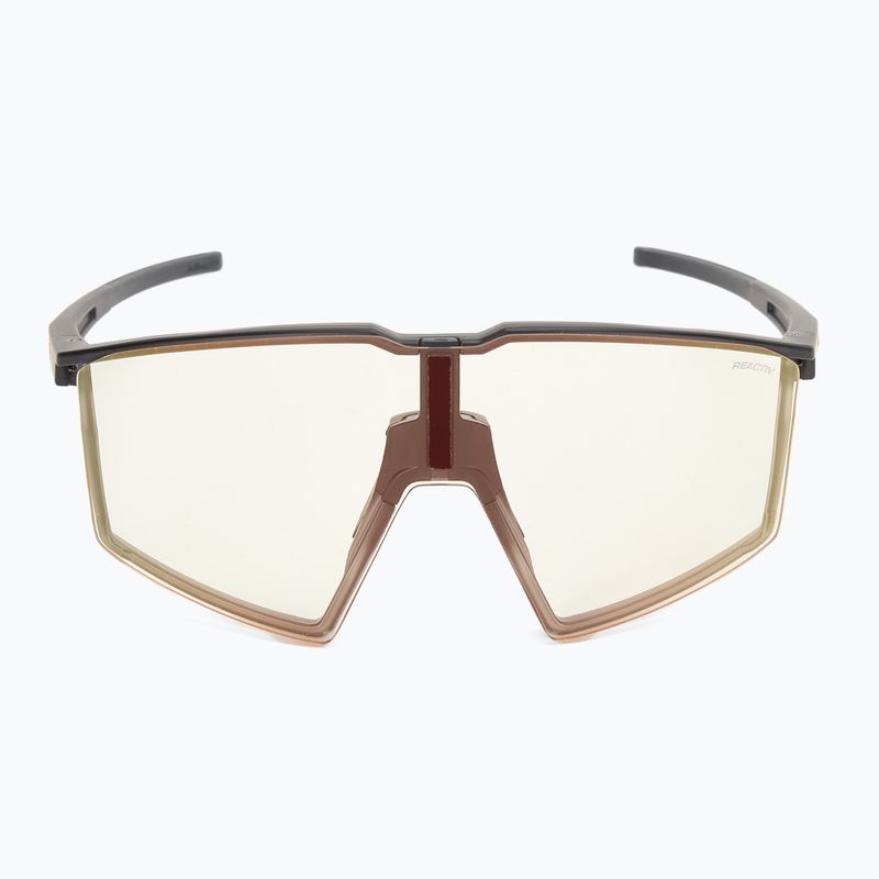 Julbo Edge Reactiv 0-3 High Contrast schwarz translu Logos orange fluo matt/klar Sonnenbrille 3