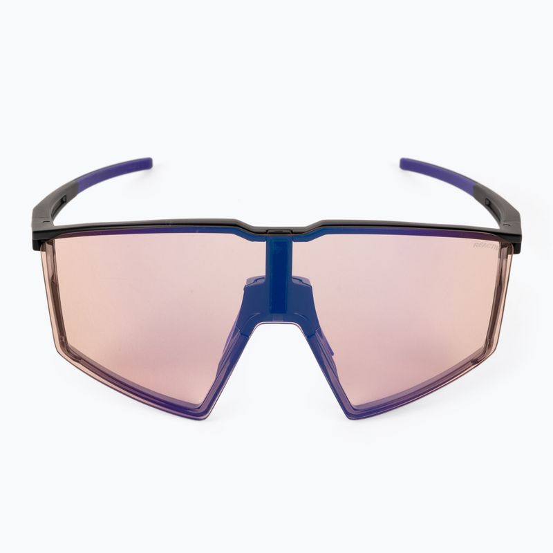 Julbo Edge Reactiv 1-3 High Contrast matt transluzent schwarz/lila Fahrradbrille 4