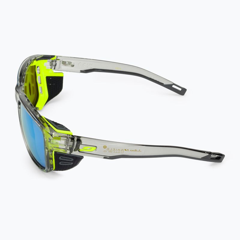 Julbo Shield M Polar 4 Hd schwarz/gelb fluo/kapsel ocean master Fahrradbrille 5