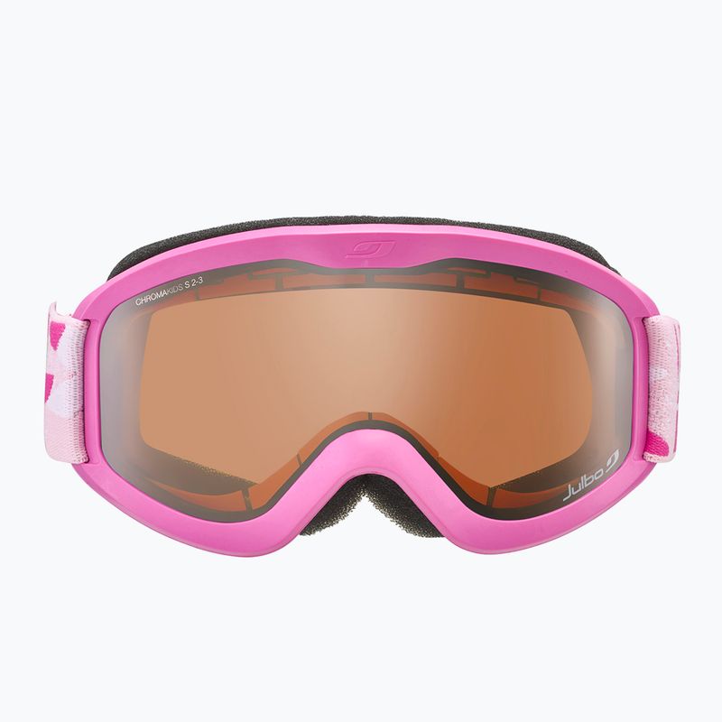 Kinder-Skibrille Julbo Atome Chromakids pink/brown 2