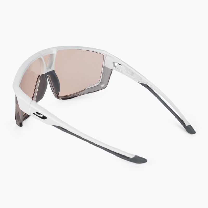 Julbo Fury Reactiv 1-3 High Contrast matt weiß/transluzent grau Fahrradbrille 2