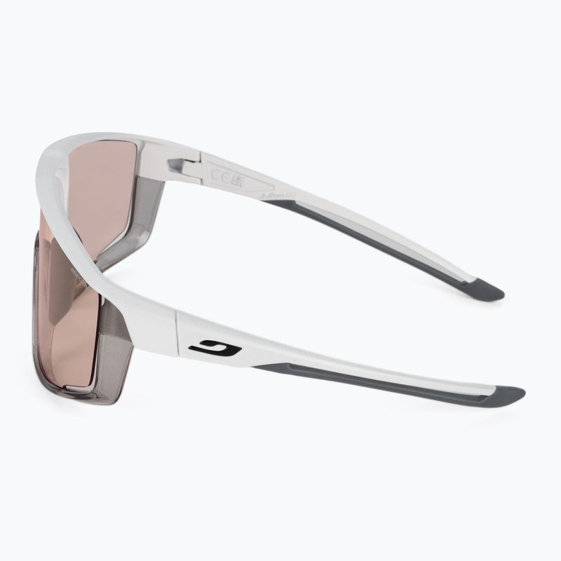 Julbo Fury Reactiv 1-3 High Contrast matt weiß/transluzent grau Fahrradbrille 4