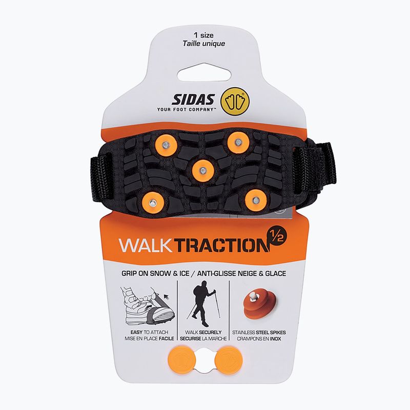 Sidas Walk 1/2 Traktion Schuh Overlays schwarz CTRWALKHALF16 4