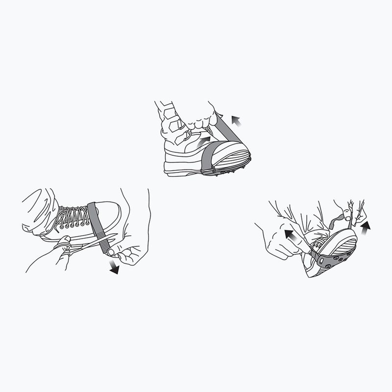 Sidas Walk 1/2 Traktion Schuh Overlays schwarz CTRWALKHALF16 6