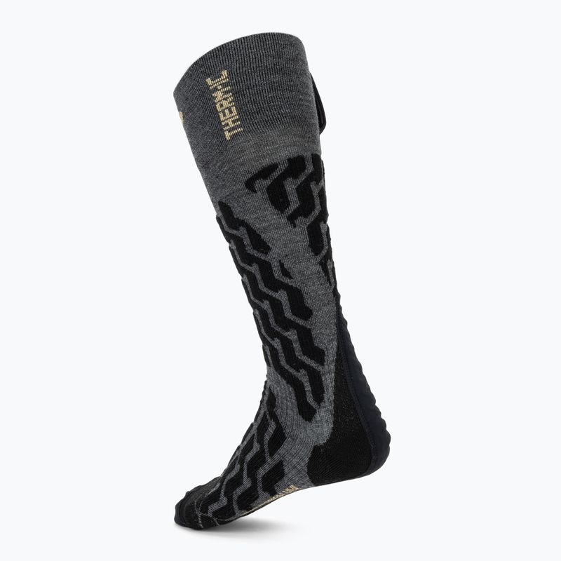 Heizsocken Therm-ic Powersocks Heat Fusion Uni grey/ black 2