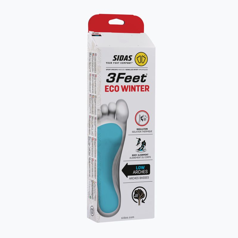 Einlegesohlen für Skischuhe SIDAS 3Feet Eco Winter Low 4