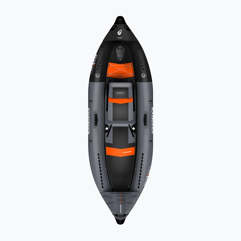 AQUADESIGN Koloa X'Perience 1 305 cm schwarz/grau 1-Personen aufblasbares Kajak 2