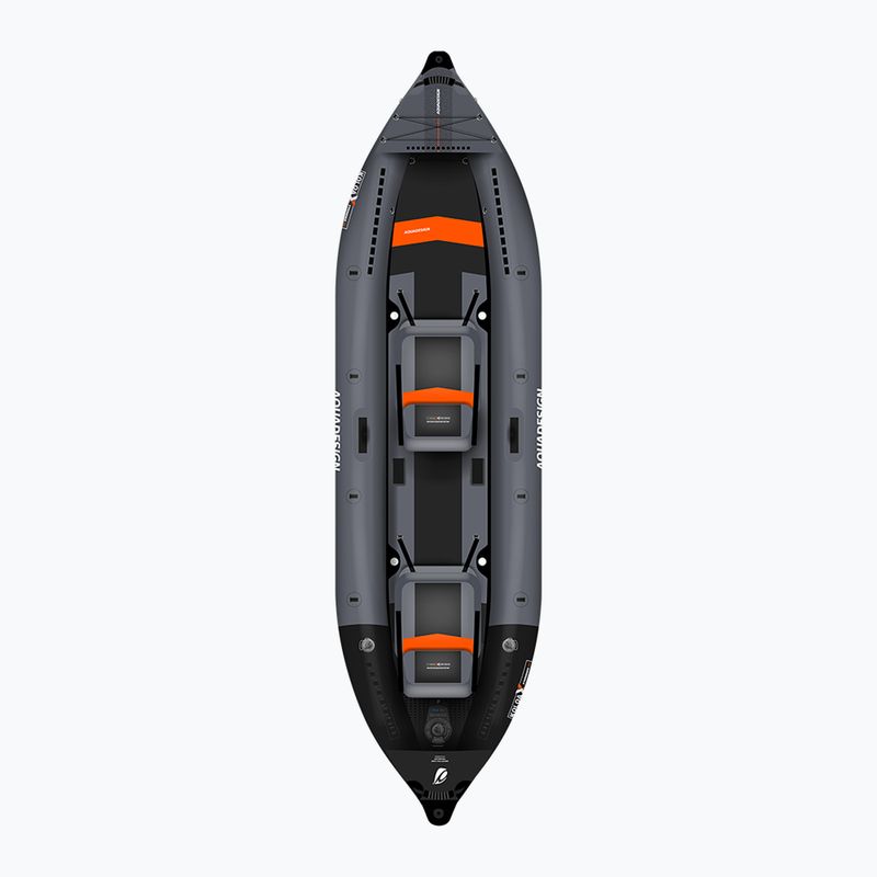 AQUADESIGN Koloa X'Perience 2 360 cm schwarz/grau 2-Personen aufblasbares Kajak 2