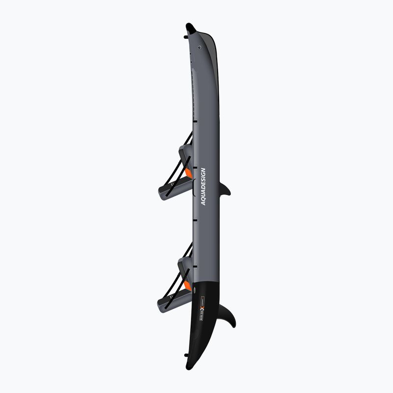AQUADESIGN Koloa X'Perience 2 360 cm schwarz/grau 2-Personen aufblasbares Kajak 3