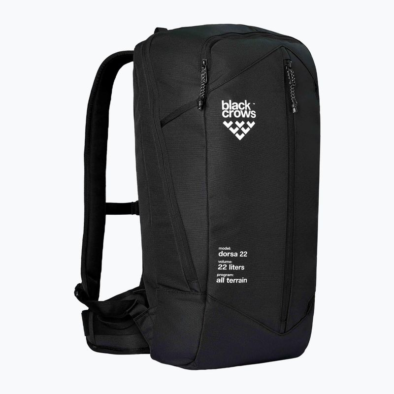 Ski-Rucksack Black Crows Dorsa 22 l black/white