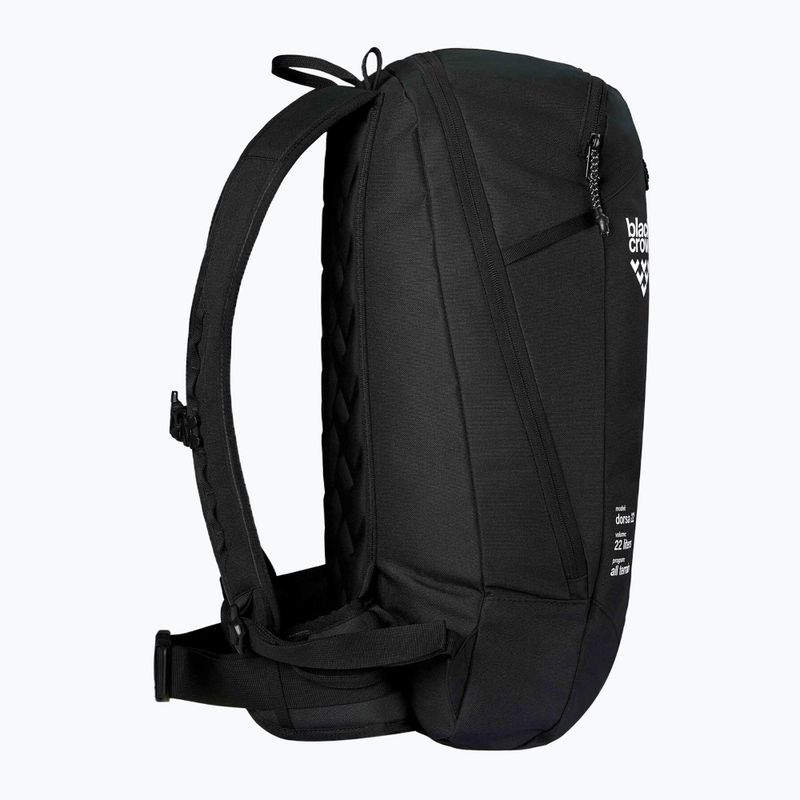 Ski-Rucksack Black Crows Dorsa 22 l black/white 3