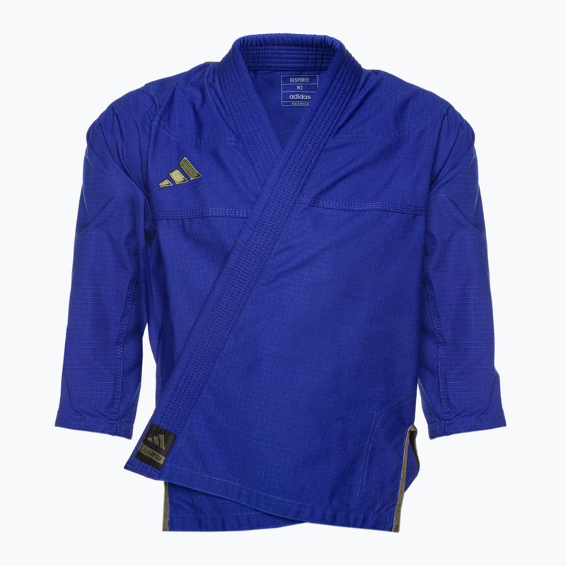 GI für brasilianisches Jiu-Jitsu adidas Response 2.0 blau 2