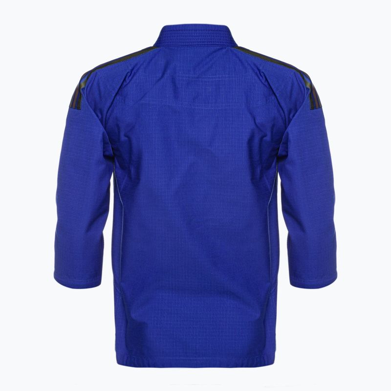 GI für brasilianisches Jiu-Jitsu adidas Response 2.0 blau 3