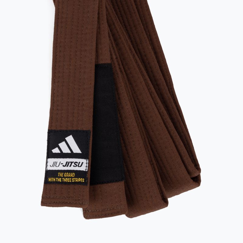 Brasilianischer Jiu-Jitsu-Gürtel adidas Elite braun 2