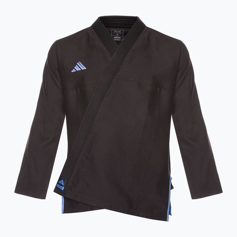 GI für brasilianisches Jiu-Jitsu adidas Challenge 2.0 schwarz/gradient blau 2