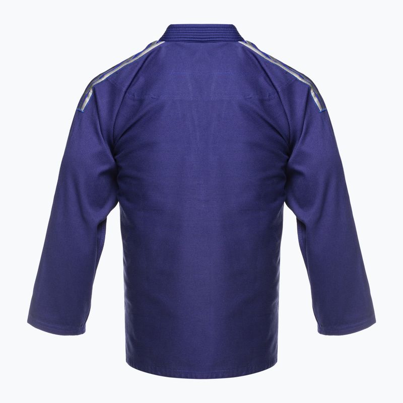 GI für brasilianisches Jiu-Jitsu adidas Challenge 2.0 blau/grau 3