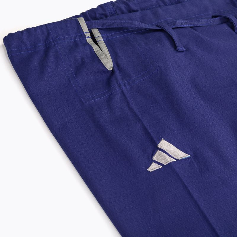 GI für brasilianisches Jiu-Jitsu adidas Challenge 2.0 blau/grau 10