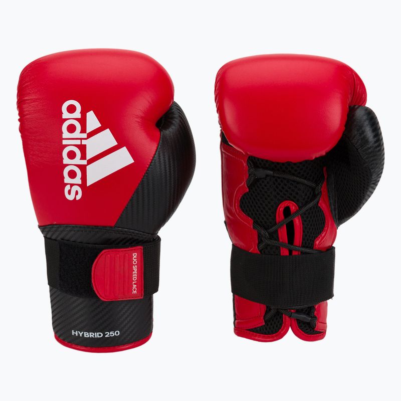 adidas Hybrid 250 Duo Lace rote Boxhandschuhe ADIH250TG