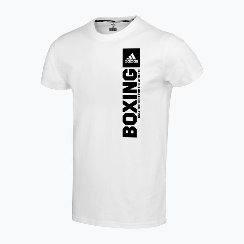 Herren adidas Boxing T-Shirt weiß/schwarz