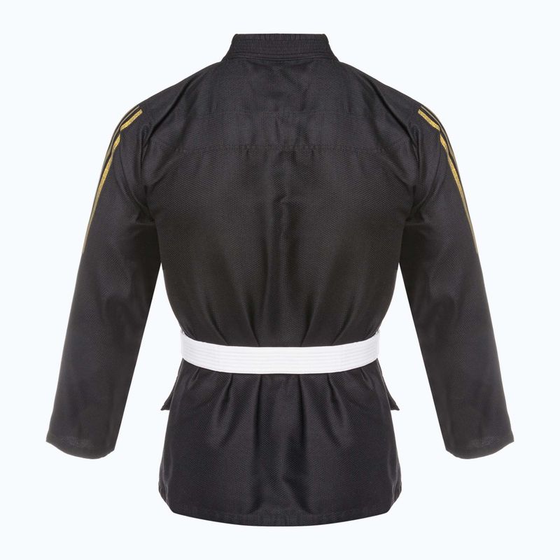 GI für brasilianisches Jiu-Jitsu adidas Rookie schwarz/gold 3