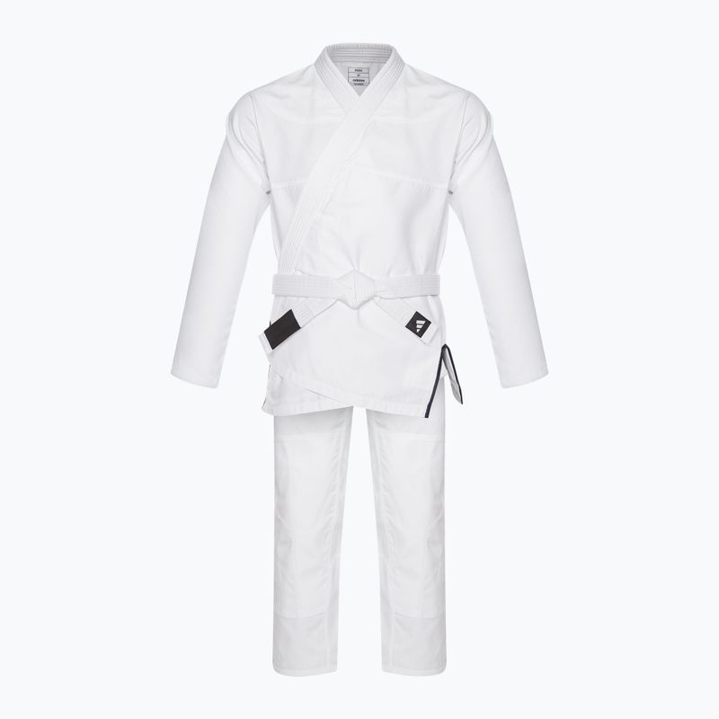 GI für brasilianisches Jiu-Jitsu adidas Range weiß/gradient blau