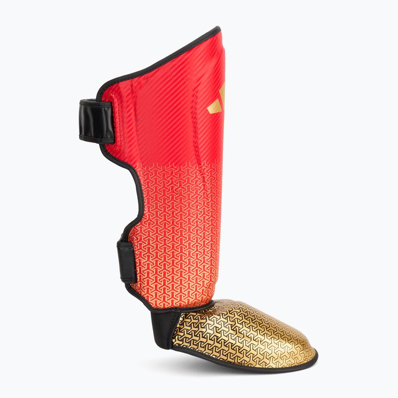 Schienbeinschoner und Fußschützer adidas Pro red/gold 2