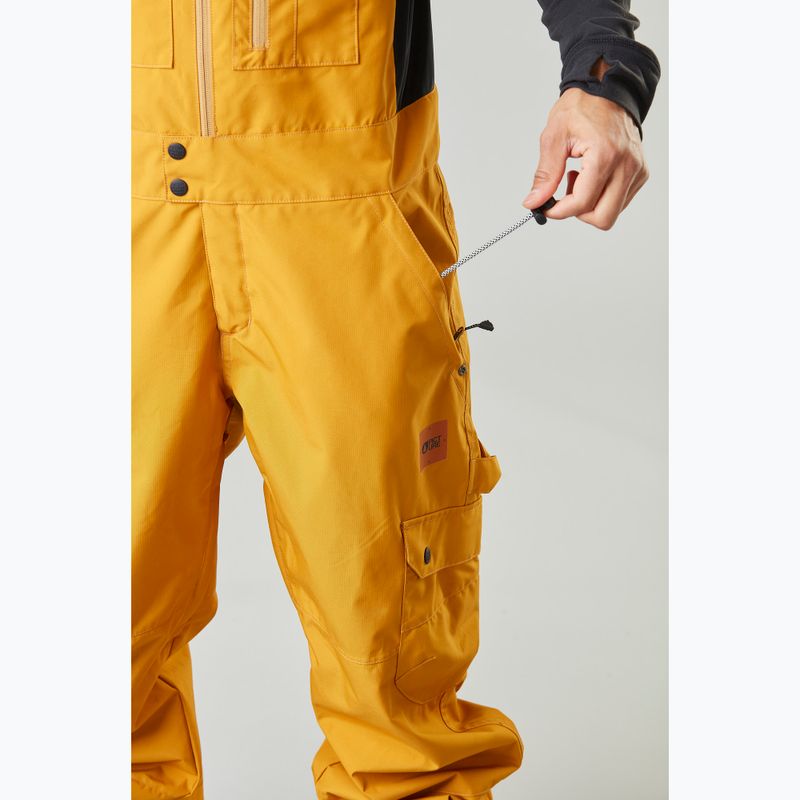 Herren Picture Testy Bib Skihose 10/10 gelb MPT124 4