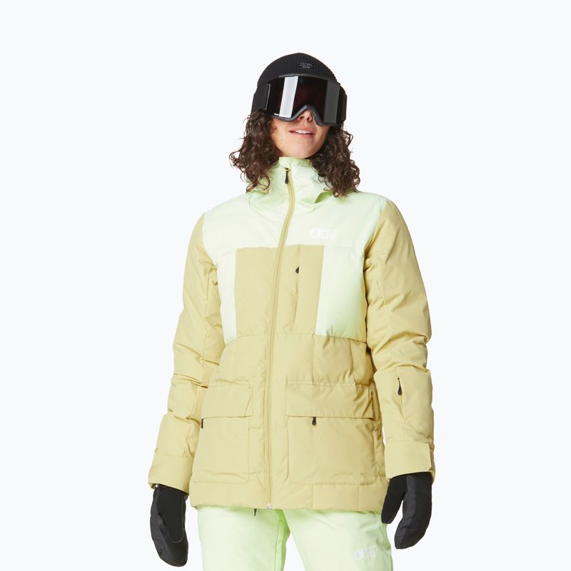 Women's Picture Face It Limette / Creme Hanf-Skijacke