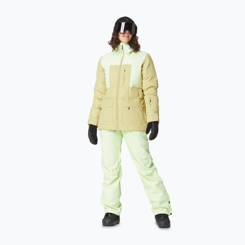 Women's Picture Face It Limette / Creme Hanf-Skijacke 2