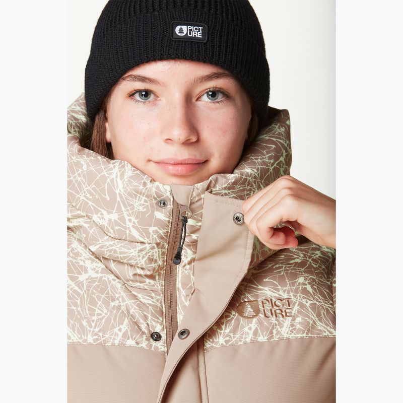 Skijacke Kinder Picture Olyvera textury print / roebuck 5