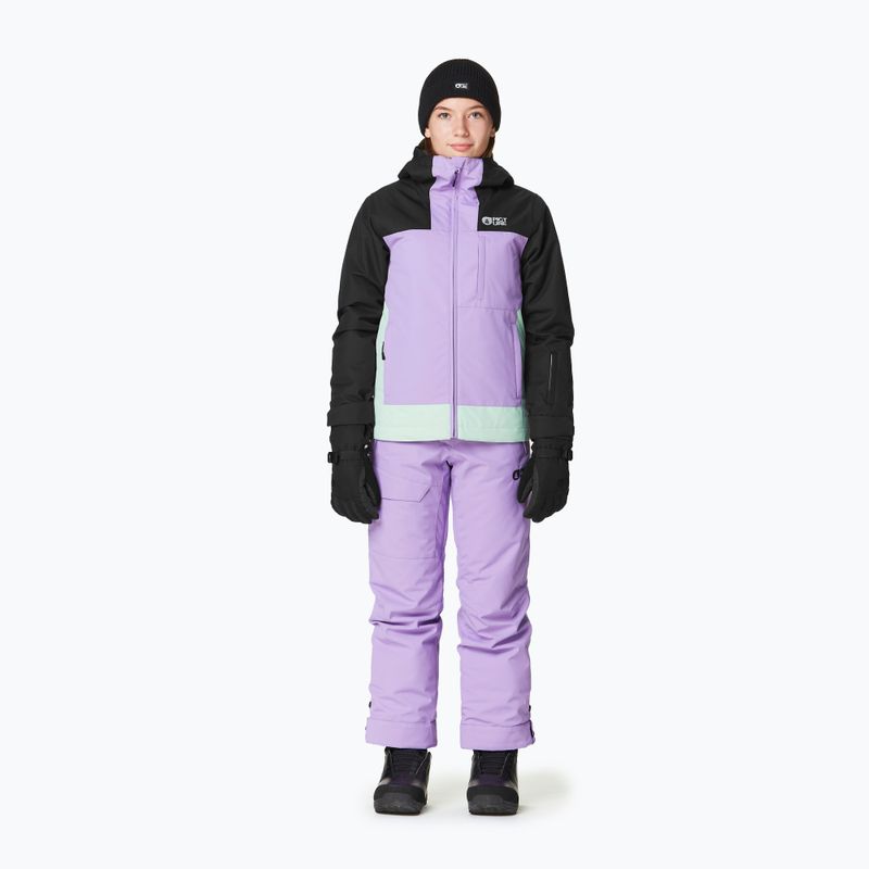 Skijacke Kinder Picture Seady black / paisley purp / silt green 2