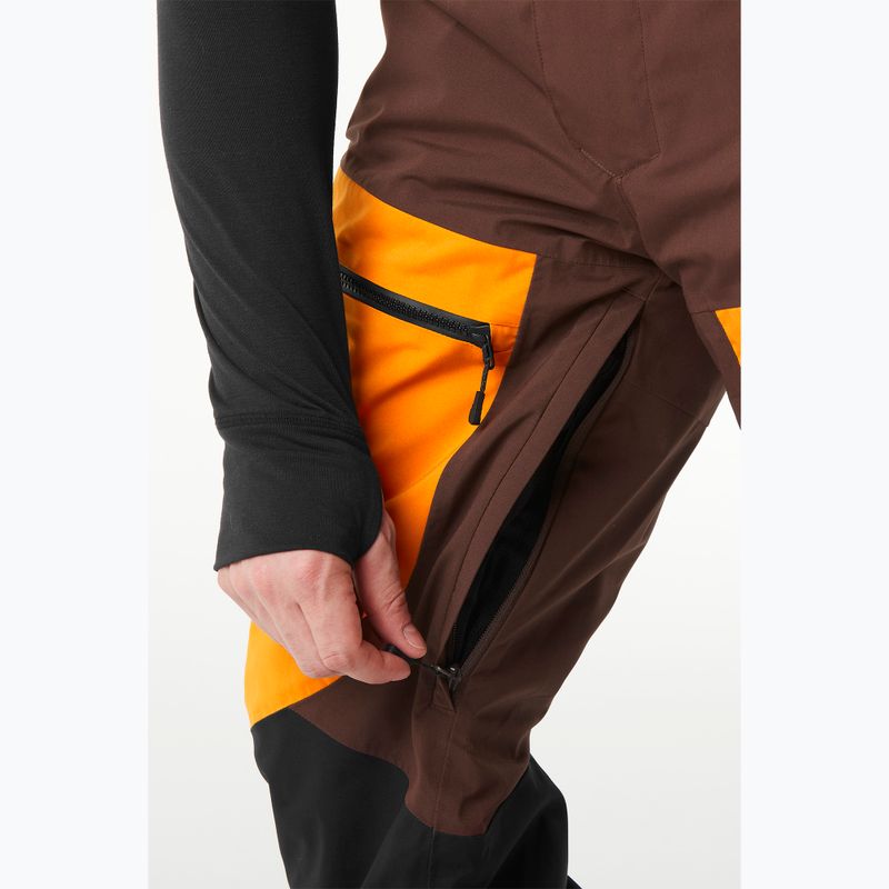 Herren Picture Naikoon schwarz / chicory / honey Skihose 6