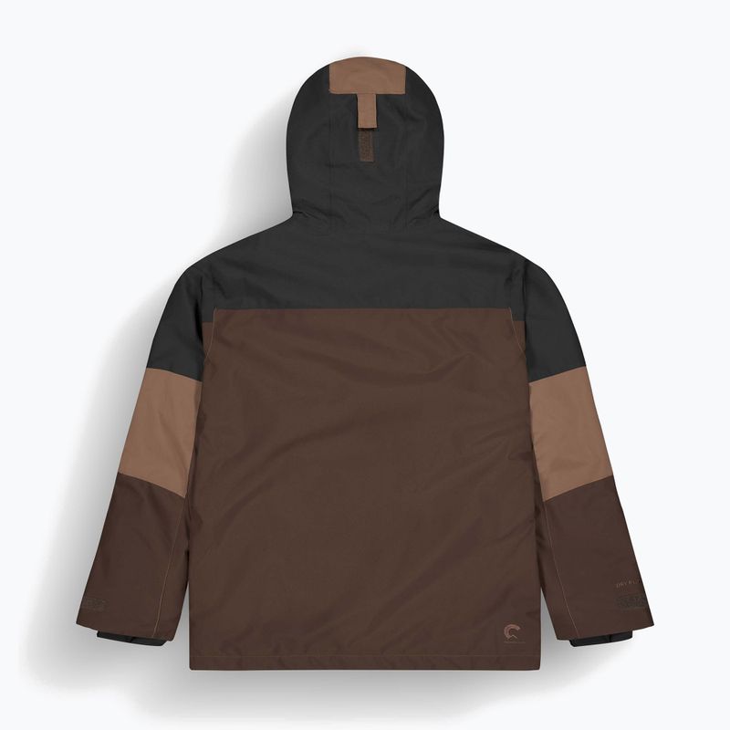 Men's Picture Bangup Skijacke schwarz / chicory coffe / cocoa 10