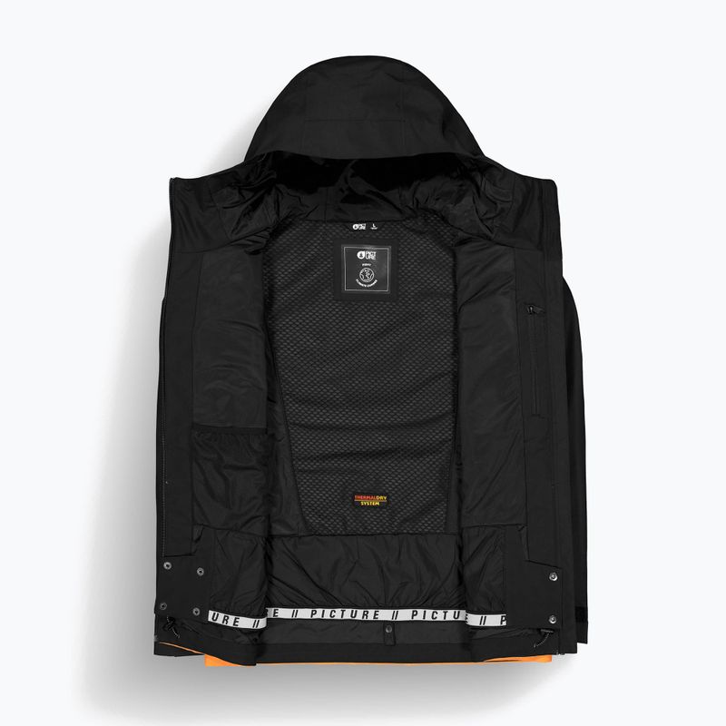Skijacke Herren Picture Object black / honey / carrot 11