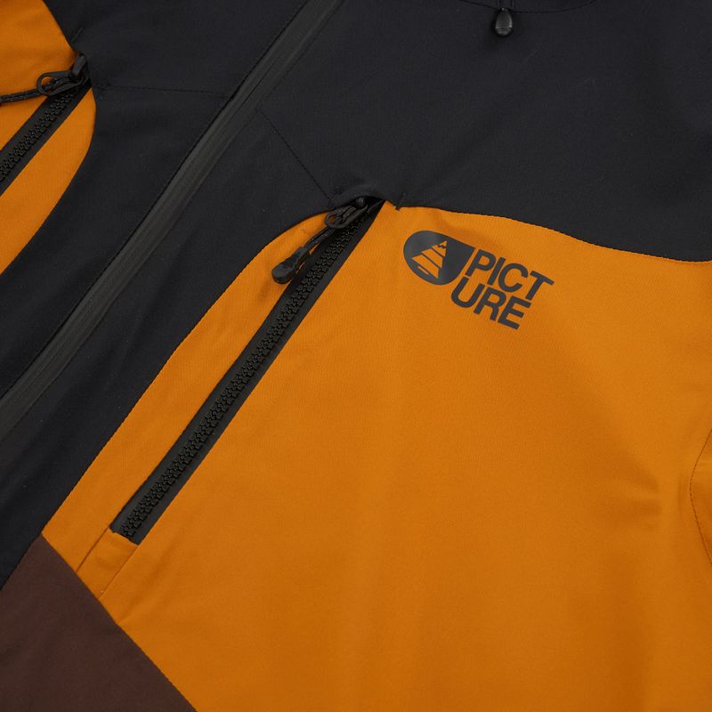 Skijacke Herren Picture Naikoon black / chicory / honey 3