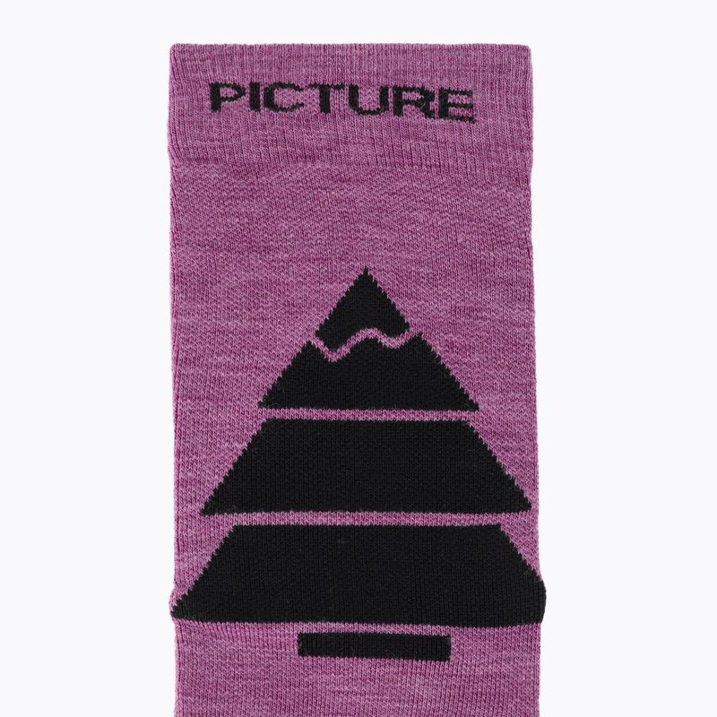 Skisocken Picture Wooling bright magenta 4