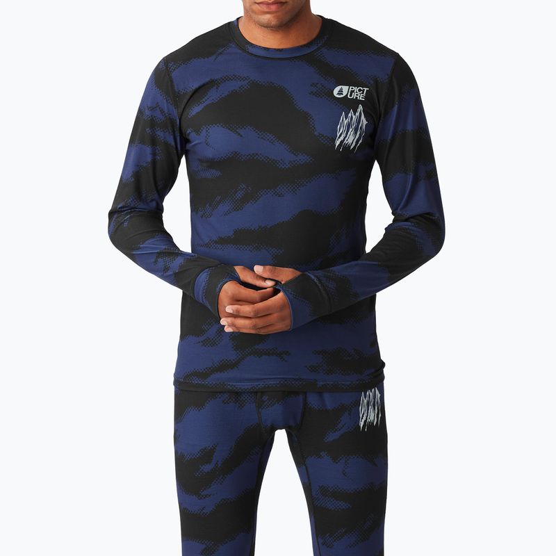 Herren-Thermoaktivshirt Picture Lhotse Printed retro fusion print