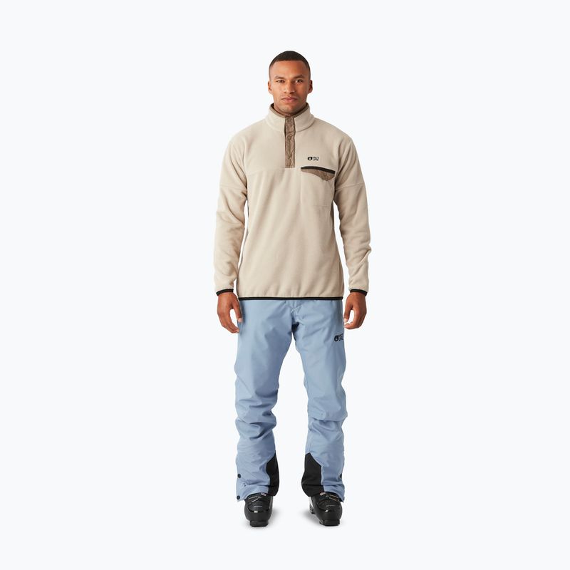 Herren Ski-Fleece-Pullover Picture Arcca 1/4-Zip pure cashmere 2