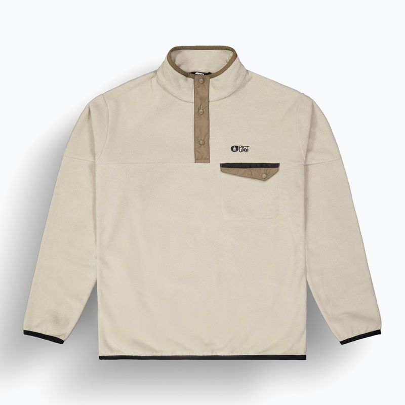 Herren Ski-Fleece-Pullover Picture Arcca 1/4-Zip pure cashmere