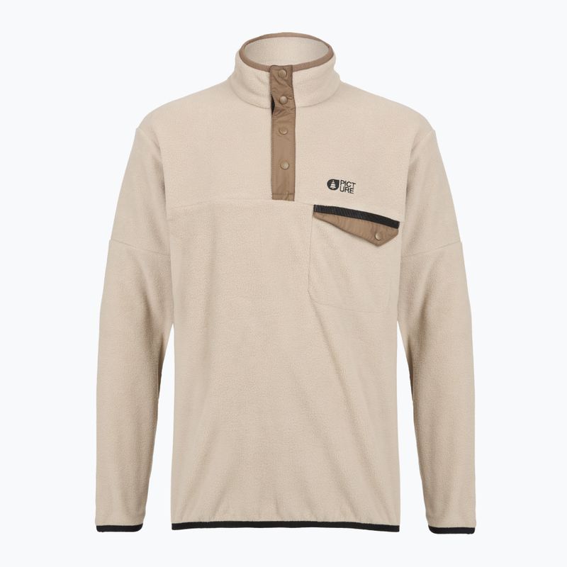 Herren Ski-Fleece-Pullover Picture Arcca 1/4-Zip pure cashmere 6